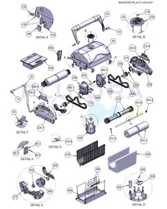 Astralpool Ultra 500 pool cleaner spare parts