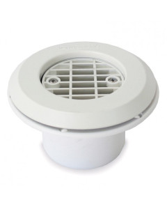 High flow rate suction/discharge nozzle for liner and prefabricated pools