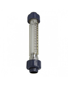 Methacrylate flowmeter with PVC connections Cepex