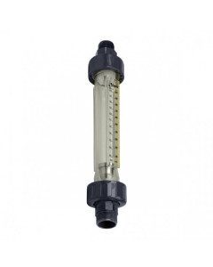Methacrylate flowmeter PVC male threaded connections Cepex