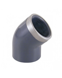 Cepex Mixed reinforced elbow 45º PVC glued and threaded