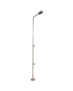 Minimal shower with footwasher DAI43F stainless steel Gre