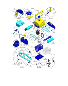 Aquabot Bravo Parts Parts Sheet Spare Parts Cleaners 
