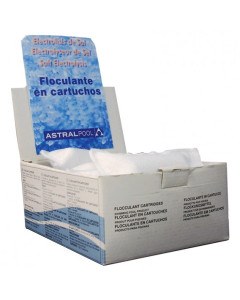 AstralPool Flocculant solid cartridge of 100gr special salt electrolysis