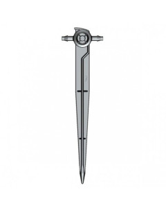 Self-compensating interline dripper with stake 4 l/h black Cepex 25 pcs.