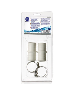 2 Connecting hose connectors + clamps Gre AR509