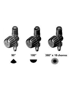 Cepex adjustable black micro-spray micro-sprayer 50 pcs.