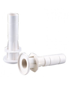 Rear access port 2" male inside D50 prefabricated liner pool