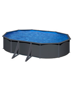 Piscina ovalada Gre Anthracite altura 120 cm