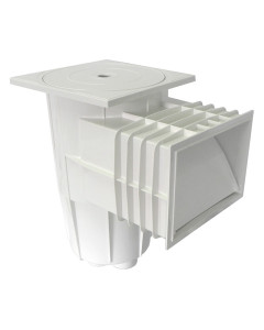 Skimmer standard mouth square cover square pool concrete AstralPool-White