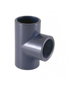 Cepex Mixed 90º PVC gluing and threading tee