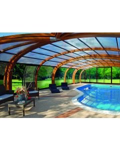 Wooden pool cover abrisud