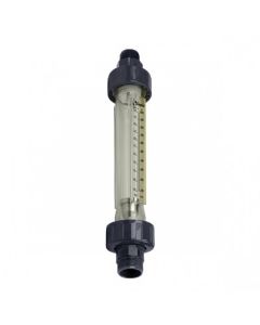 Methacrylate flowmeter PVC male threaded connections Cepex