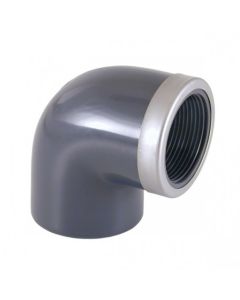 Cepex Mixed reinforced elbow 90º PVC glued and threaded