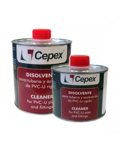 Cepex solvent cleaner for PVC 