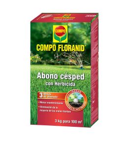 Compo FLORANID® Lawn Fertilizer + Herbicide 3 kg case