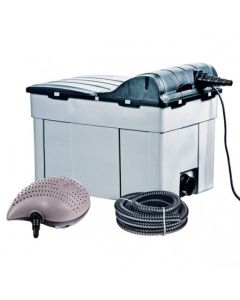 Complete pond filtration set with pump and UV 16000 liters Heissner