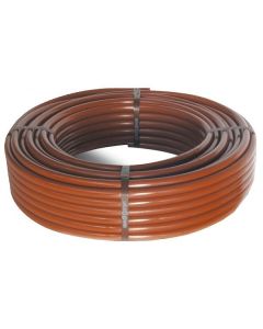 Cepex brown drip irrigation tubing with integrated dripper 100 m