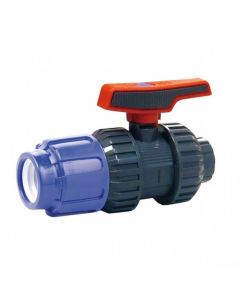 Cepex STD PVC ball valve PE connection and gluing
