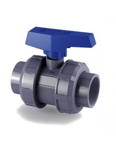 Ball valve e-QUA PVC PN12 threaded Cepex