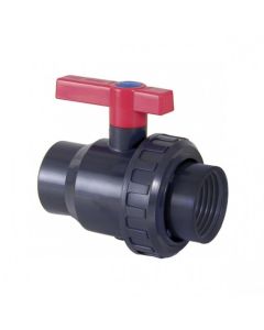 Uniblock ball valve PVC PE-EPDM threaded Cepex