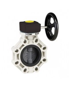 Butterfly valve Industrial Series PVC EPDM stainless steel stem with reducer Cepex