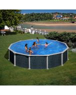 Gre Round Rattan Demountable Swimming Pool  