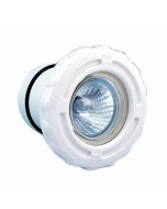 Mini halogen spotlight for concrete swimming pool quick coupling