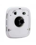Rectangular white plastic counter-current swim nozzle