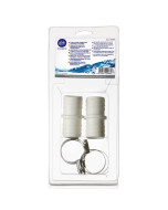 2 Connecting hose connectors + clamps Gre AR509