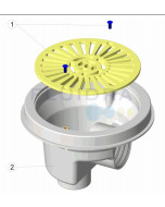 Recambios Sumidero circular Ø 200 mm con rejilla plana AstralPool 27839