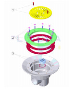 Recambios Sumidero Ø 290 mm especial Liner modelo Parker AstralPool 00270