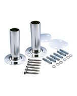 Removable ladder anchors with Astralpool plate