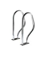 Stainless steel pool outlet 470 x 800 mm with rectangular plate AstralPool 