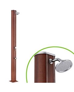Round Solar Shower Gre DSALR32W