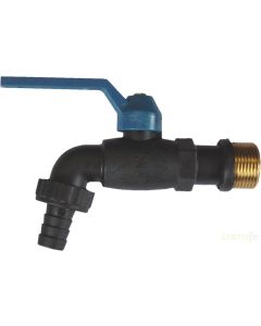 Curved garden faucet nylon frost-proof