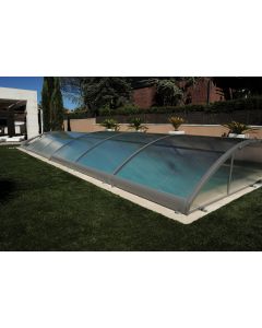 Abrisud semi-sliding pool cover