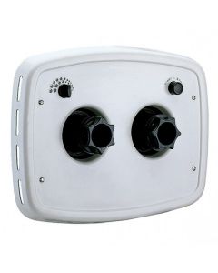 Rectangular white plastic countercurrent swimming double nozzle