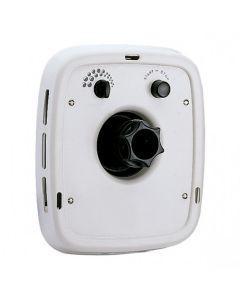 Rectangular white plastic counter-current swim nozzle