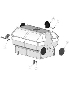 Carcasa completa Zodiac W1758A