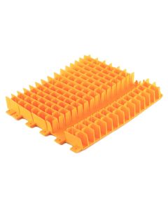 Dolphin PVC orange medium combi brush without ring 6101647