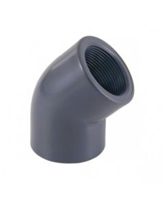 Cepex Mixed elbow 45º PVC glued and threaded