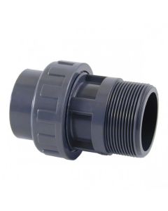 Mixed linkage m/h 3 pieces 50 x 2 PVC gluing and threading Cepex