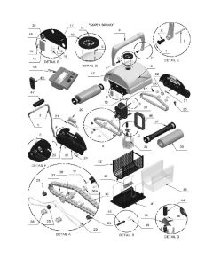 Aquabot Super Bravo Cleaner Parts Parts Sheet