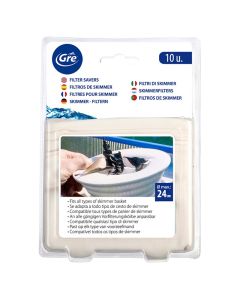 Skimmer filters Gre 10 pcs. 40045
