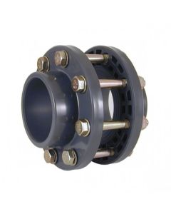 PVC butterfly valves assembly kit fixed flange with Cepex hardware