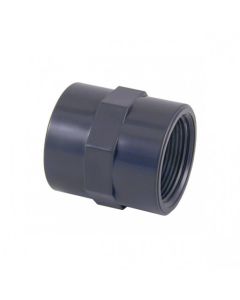 Cepex PVC double threaded union sleeve threaded