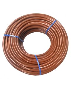 Flexible drip irrigation micro tubing brown 6x4 mm Cepex