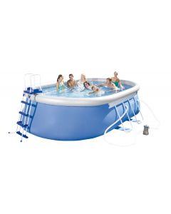 Self Supporting Oval Demountable Pool Bestway Fast Set
