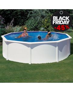 Piscina desmontable Gre Redonda Fidji blanco